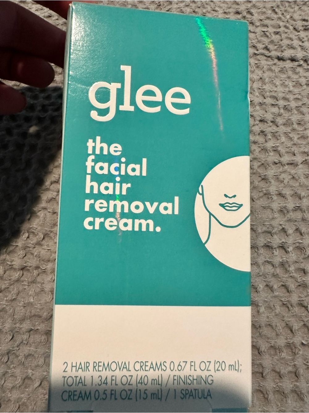 glee Facial Hair Removal Cream - 2pk BNIB